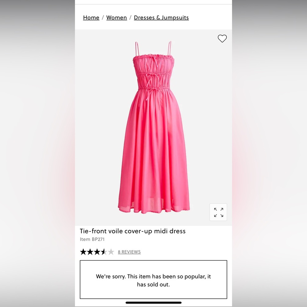 Jcrew Tie-Front Voile Cover-up midi dress